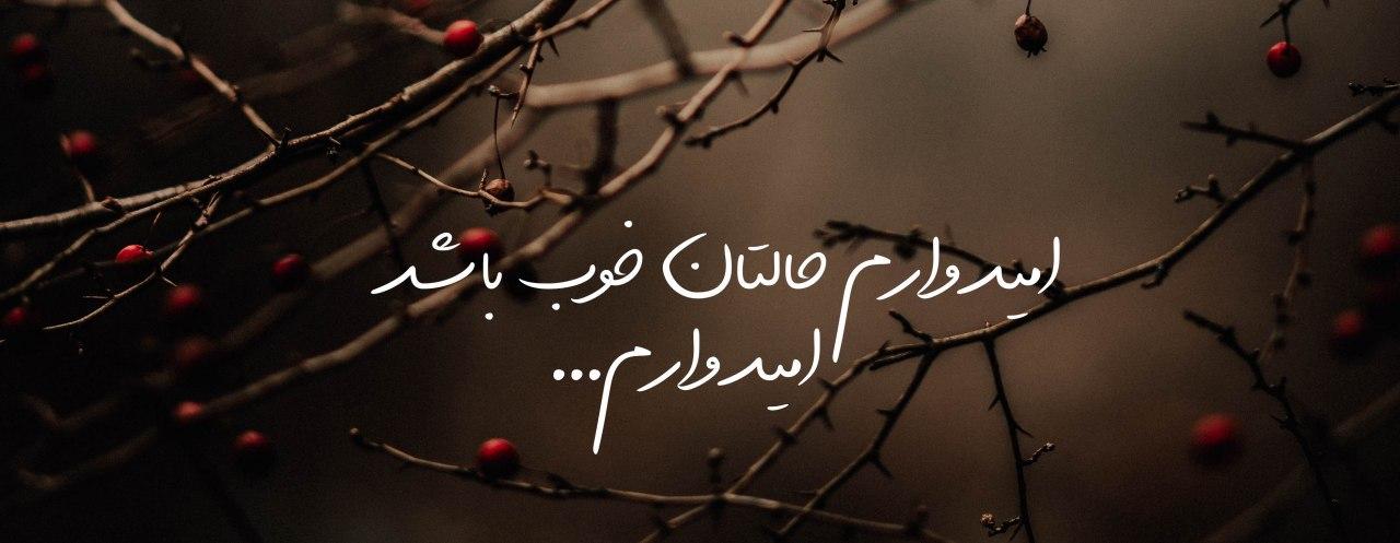 امیدوارم حالتان خوب باشد، امیدوارم... امیدوارم حالتان خوب باشد، امیدوارم...