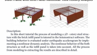 Steel Frame with Infill Panel-Nonlinear Time History Analysis Steel Frame with Infill Panel-Nonlinear Time History Analysis