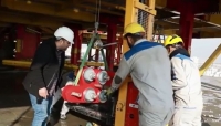 مراحل نصب میراگرهای اصطکاکی دورانی بیمارستان آتیه ۲ مراحل نصب میراگرهای اصطکاکی دورانی بیمارستان آتیه ۲