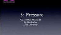 آمادگی آزمون بین المللی FE و PE بخش fluid mechanics دانشگاه Ohio University استاد Riefler قسمت Pressure مکانیک سیالات 5 - مفهوم فشار آمادگی آزمون بین المللی FE و PE بخش fluid mechanics دانشگاه Ohio University استاد Riefler قسمت Pressure مکانیک سیالات 5 - مفهوم فشار