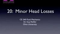 آمادگی آزمون بین المللی FE و PE بخش fluid mechanics دانشگاه Ohio University استاد Riefler قسمت Minor Head Losses مکانیک سیالات 20 - افت هد های جزیی در جریان در لوله ها آمادگی آزمون بین المللی FE و PE بخش fluid mechanics دانشگاه Ohio University استاد Riefler قسمت Minor Head Losses مکانیک سیالات 20 - افت هد های جزیی در جریان در لوله ها