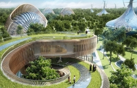 دهکده ای زیبا سازگار با محیط زیست