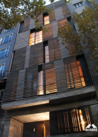 طراحی منحصر به فرد نمای ساختمان/تهران،خیابان خرسند