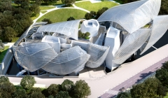 مرکز بنیاد تنوری شیشه ای Vuitton