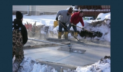 مقاله تحلیلی: اقدامات احتیاطی بتن ریزی در زمستان