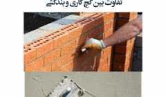 مقاله تحلیلی: تفاوت بین گچ کاری و بندکشی مقاله تحلیلی: تفاوت بین گچ کاری و بندکشی