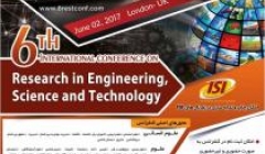 ششمین کنفرانس بین المللی مهندسی ،علوم و تکنولوژی ششمین کنفرانس بین المللی مهندسی ،علوم و تکنولوژی