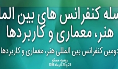 دومین کنفرانس بینالمللی هنر، معماری و کاربردها دومین کنفرانس بینالمللی هنر، معماری و کاربردها
