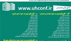 سومین همایش بین المللی افق های نوین در مهندسی عمران، معماری و شهرسازی سومین همایش بین المللی افق های نوین در مهندسی عمران، معماری و شهرسازی