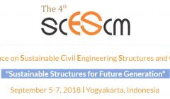 چهارمین کنفرانس بین المللی سازه ها و مصالح پایدار در مهندسی عمران چهارمین کنفرانس بین المللی سازه ها و مصالح پایدار در مهندسی عمران