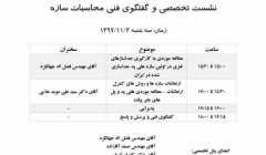 نشست تخصصی و گفتگوی فنی محاسبات سازه