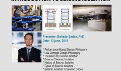 وبینار آشنایی با جداسازهای لرزه ای