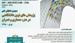 سومین همایش ملی پژوهش های نوین دانشگاهی در هنر، معماری و عمران سومین همایش ملی پژوهش های نوین دانشگاهی در هنر، معماری و عمران