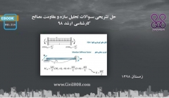 ایبوک ۲۱۴: حل تشریحی سوالات تحلیل سازه و مقاومت مصالح، ارشد ۹۸