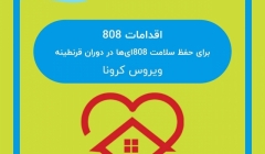 اقدامات 808 برای حفظ سلامتی 808 ای ها در دوران قرنطینه ویروس کرونا