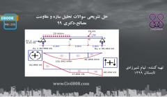 ایبوک ۲۳۵: حل تشریحی سوالات تحلیل سازه و مقاومت مصالح، دکتری ۹۹