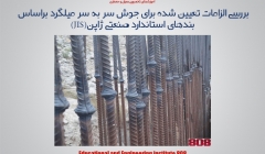 بررسی الزامات تعیین شده برای جوش سر به سر میلگرد براساس بندهای استاندارد صنعتی ژاپن(JIS) بررسی الزامات تعیین شده برای جوش سر به سر میلگرد براساس بندهای استاندارد صنعتی ژاپن(JIS)