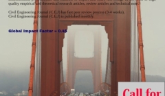 فراخوان مقاله مجله‌ی مهندسی عمران(Civil Engineering Journal) 