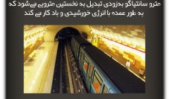 مقاله تحلیلی:مترو سانتیاگو بهزودی تبدیل به نخستین مترویی میشود که به طور عمده با انرژی خورشیدی و باد کار می کند. مقاله تحلیلی:مترو سانتیاگو بهزودی تبدیل به نخستین مترویی میشود که به طور عمده با انرژی خورشیدی و باد کار می کند.