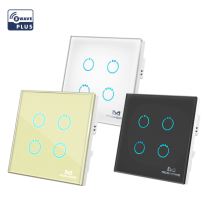 کلید چهار پل لمسی هوشمند MCO HOME پروتکل Z-Wave