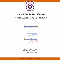 فیلم آموزش تحلیل سازه ها-تیر مزدوج (ویژه آمادگی آزمون ارشد و دکتری عمران) 1401