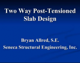 طراحی دال دو طرفه پس تنیده طراحی دال دو طرفه پس تنیده