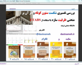 بررسی تفسیری شکست ستون کوتاه بررسی تفسیری شکست ستون کوتاه