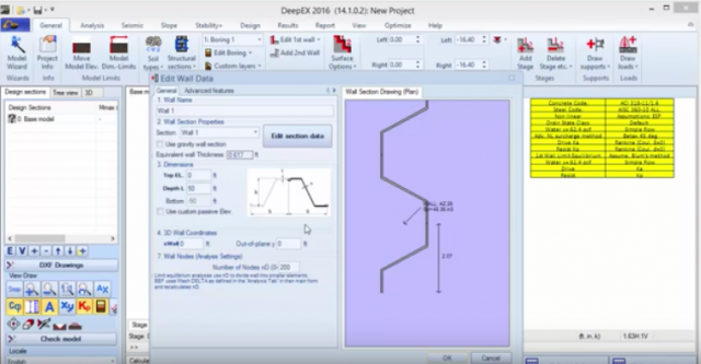 انواع دیوار در نرم افزار DeepEX انواع دیوار در نرم افزار DeepEX
