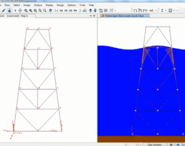 تحلیل و طراحی سکوهای فراساحلی با استفاده از SAP2000 (قسمت شماره دو: تشریح و تفسیر نتایج) تحلیل و طراحی سکوهای فراساحلی با استفاده از SAP2000 (قسمت شماره دو: تشریح و تفسیر نتایج)