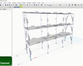 بستن گره های طبقه برای تعیین میزان سختی آنها در برنامه ETABS 2015