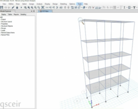 تعیین دوره تناوب تحلیلی سازه های فولادی در نرم افزار ETABS 2015