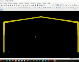 طراحی سازه فولادی یک انبار در نرم افزار SAP2000- قسمت هفتم