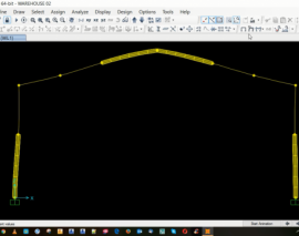 طراحی سازه فولادی یک انبار در نرم افزار SAP2000- قسمت هشتم