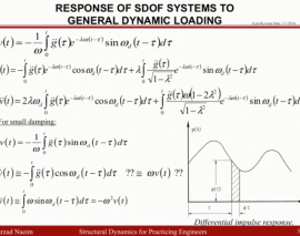  دینامیک سازه ای -قسمت سوم (دکتر فرزاد نعیم)