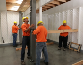 نحوه نصب قاب خمشی ویژه در بهسازی طبقه نرم