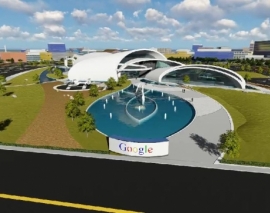 انیمیشنی از تصویر کلی ساختمان آینده ی گوگل