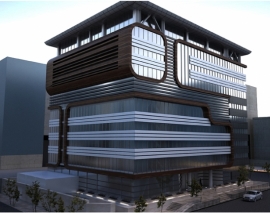 انیمیشنی از ایده ی طراحی 15 ساختمان تجاری و مدرن - طراحی پلازا