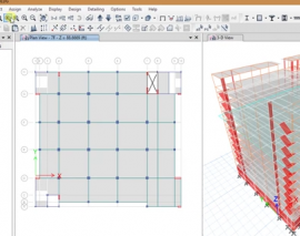 طراحی دال پس کشیده در نرم افزار ETABS 2016 
