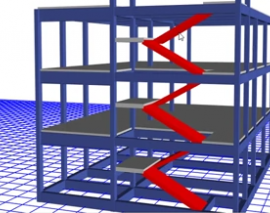 مدل سازی راه پله در ETABS 2016