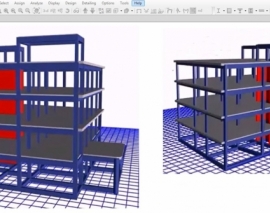 مدل سازی یک ساختمان تجاری در نرم افزار ETABS  2015 