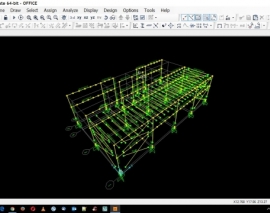 طراحی یک ساختمان اداری فولادی در SAP 2000- قسمت دوم