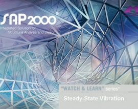 آموزش تحلیل ارتعاش حالت پایدار در نرم افزار sap2000 (ترجمه و دوبله اختصاصی موسسه 808)