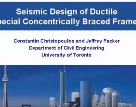 طراحی لرزه ای قاب های مهاربندی همگرای ویژه