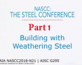 سمینار ساختمان های ساخته شده با فولاد خود حفاظ- پارت 1