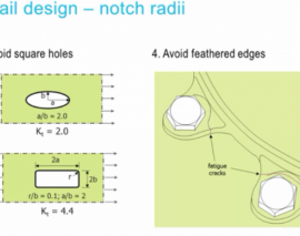 طراحی با توجه به تمرکز تنش در بحث خستگی در سازه