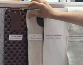 سیستم عایق بندی و زهکشی دیواره های گودبرداری شهری سیستم عایق بندی و زهکشی دیواره های گودبرداری شهری