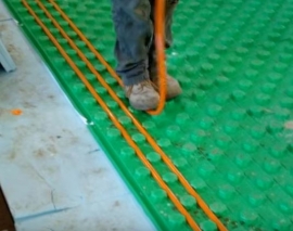 قالب های ماندگار کف سازی مخصوص گرمایش از کف، با پوشش رویه بتنی