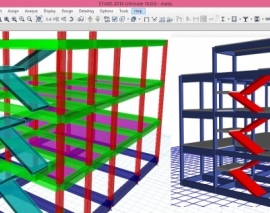 نحوه مدلسازی پله در برنامه ETABS
