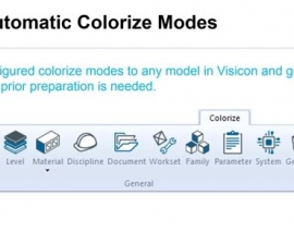 رنگ آمیزی خودکار فایل های بیم در نرم افزار Visicon