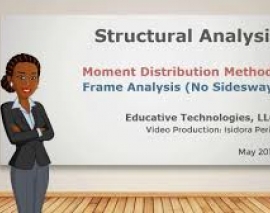 روش توزیع لنگر- تحلیل قاب های بدون حرکت جانبی (ترجمه و دوبله اختصاصی موسسه ۸۰۸)